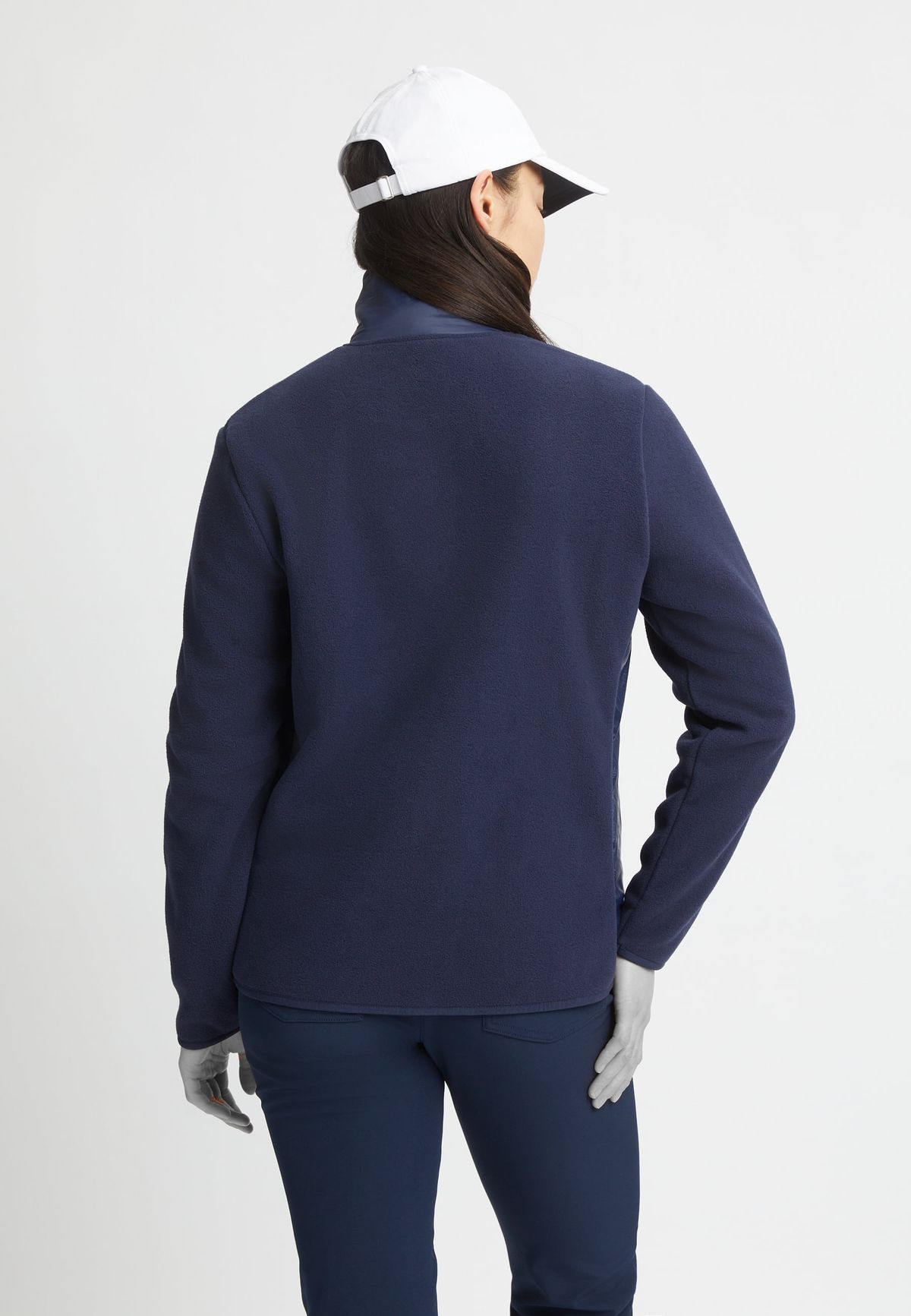 Perinne Fleece Jacket, Navy