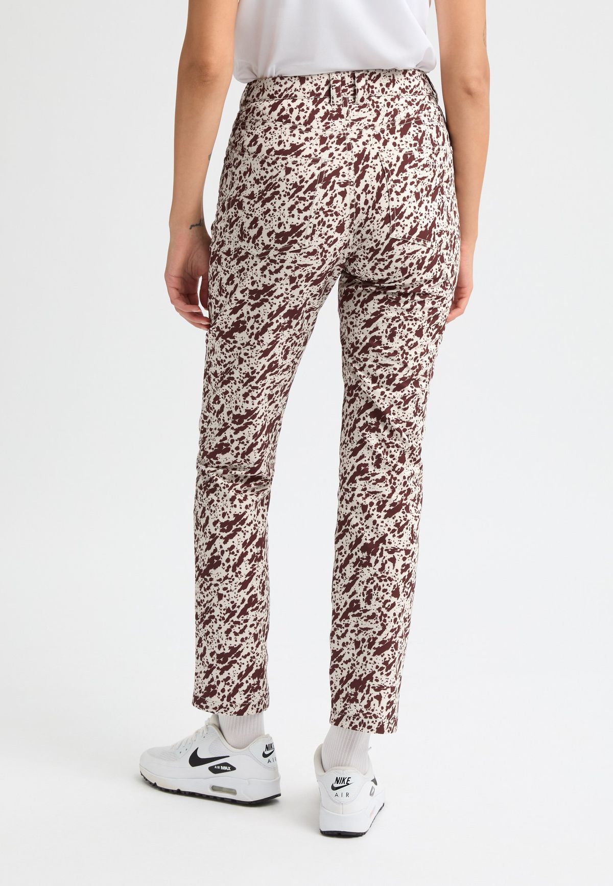 Chie Brushed Pant, Micro Beetle Print