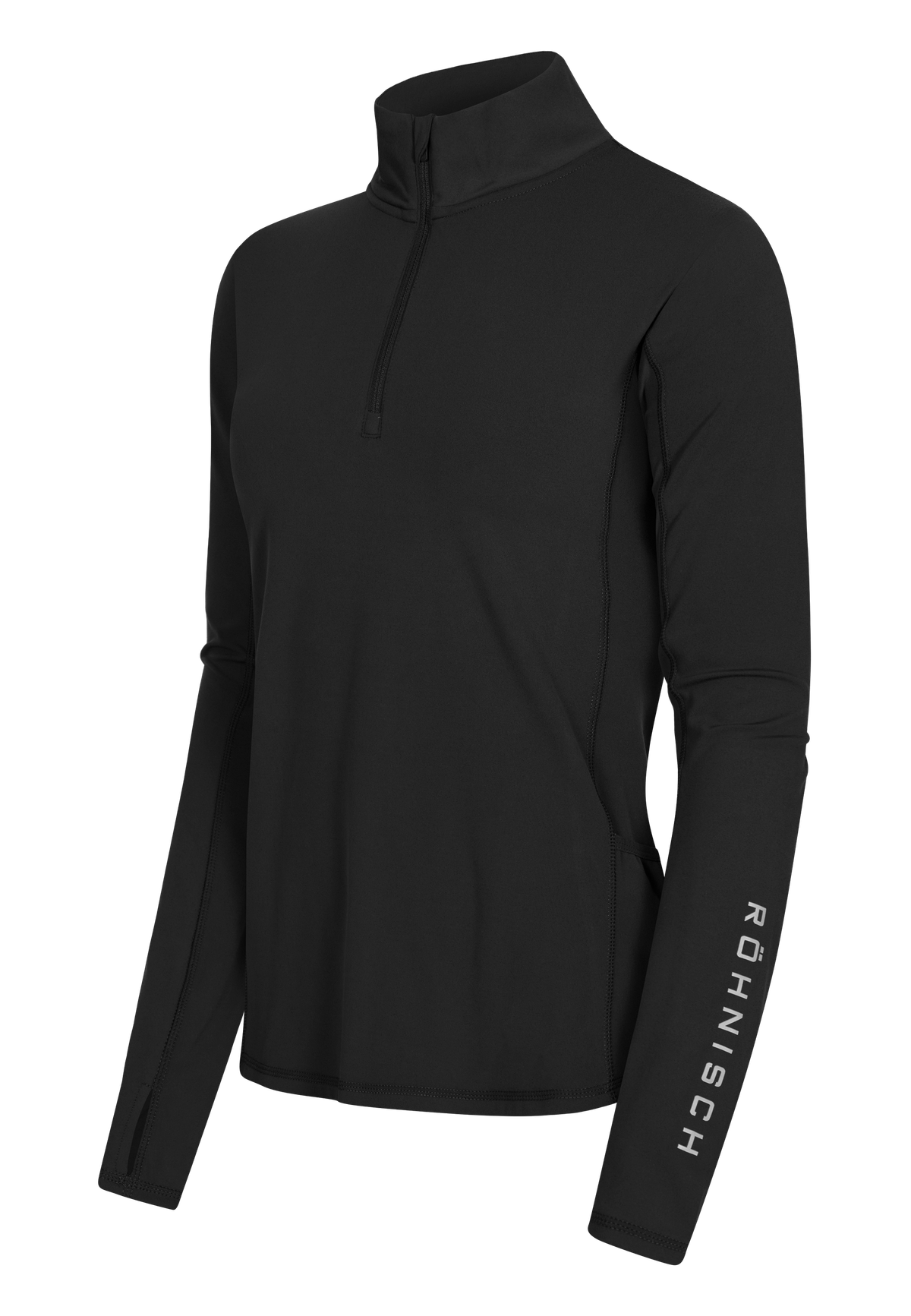 Warming Tech Half Zip, Black