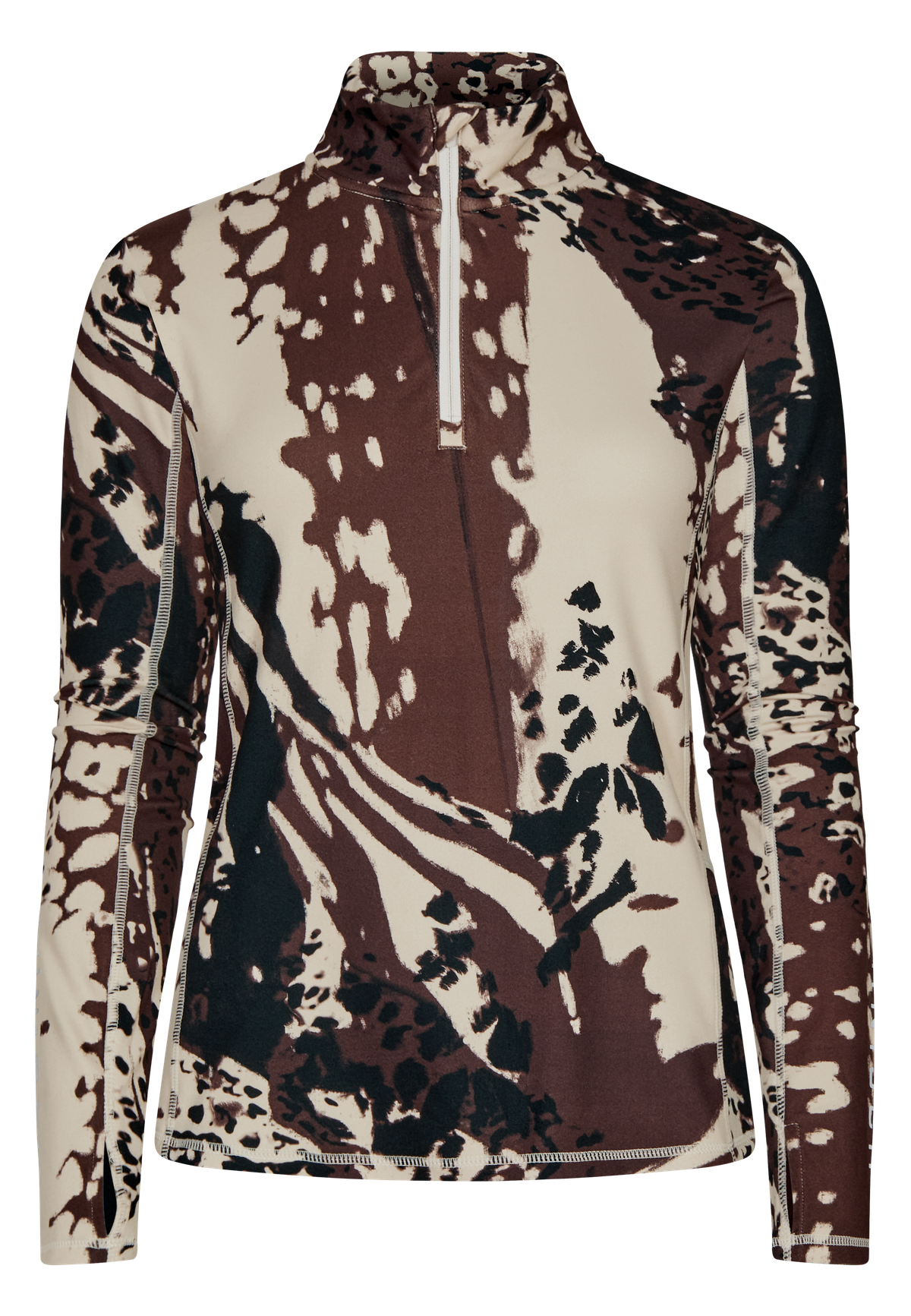 Warming Tech Half Zip, Beetle Print