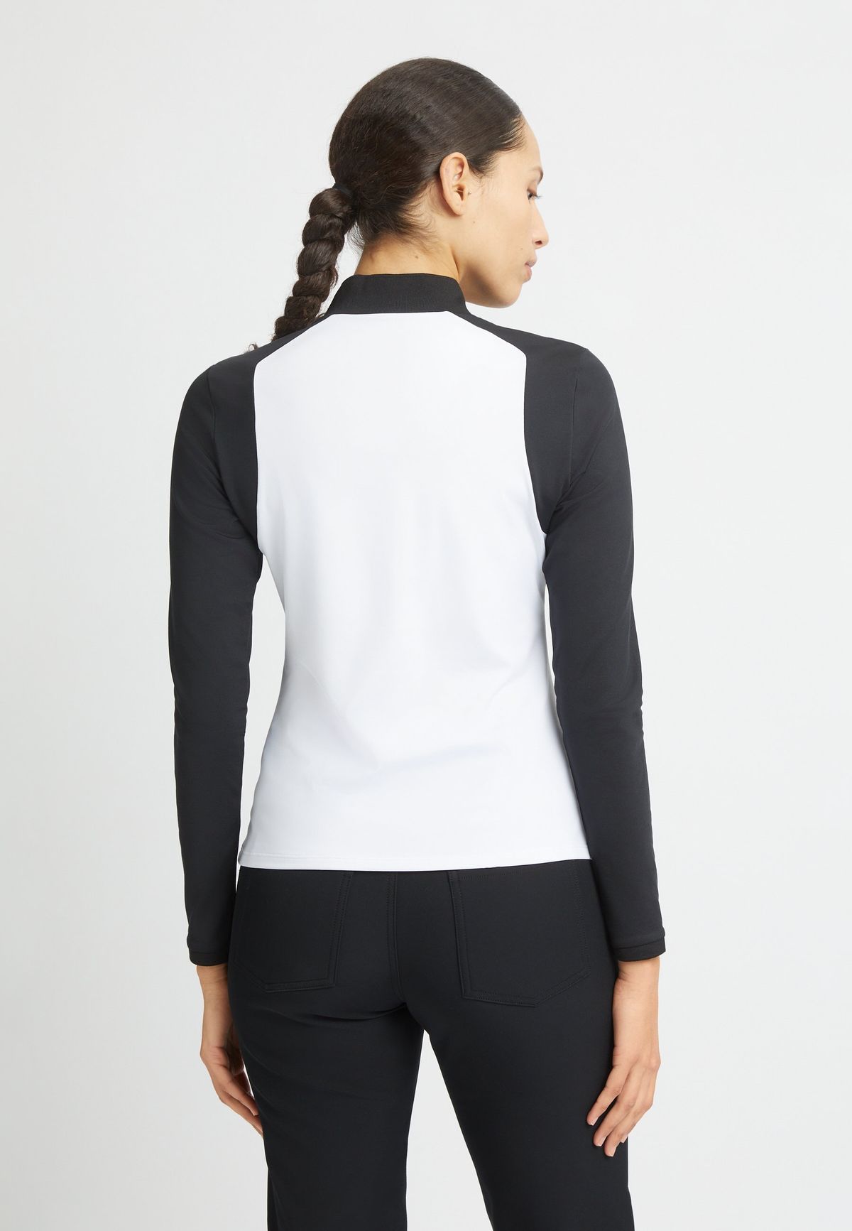 Ellie Brushed Long Sleeve Top, White