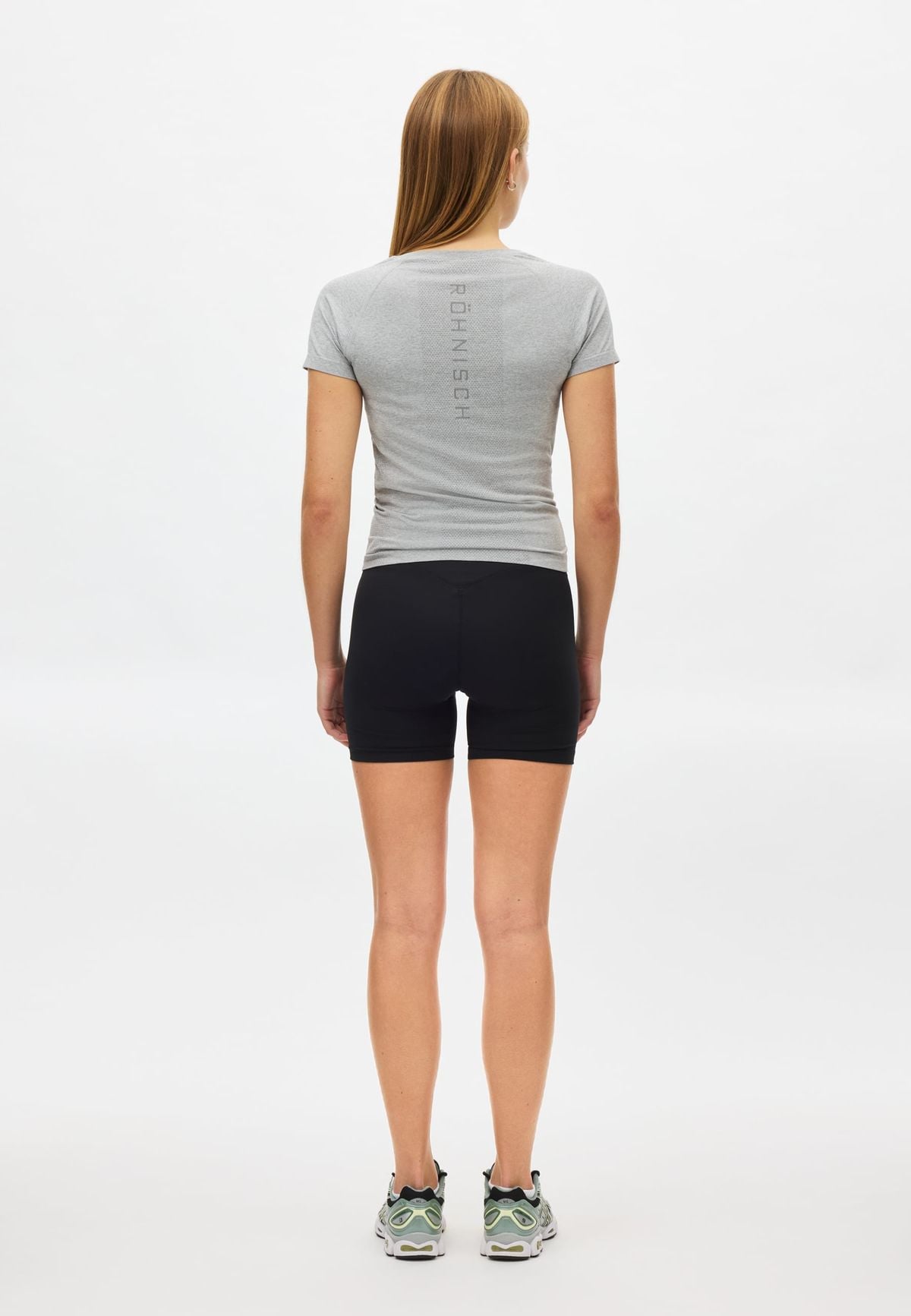 Seamless Flex Tee, Grey Melange
