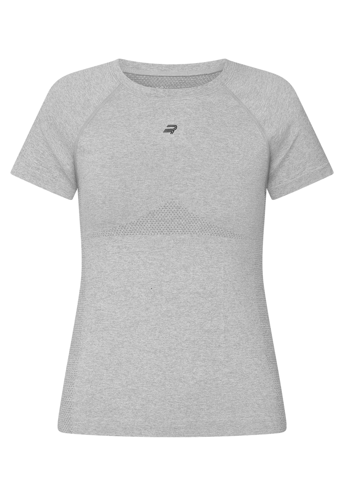 Seamless Flex Tee, Grey Melange