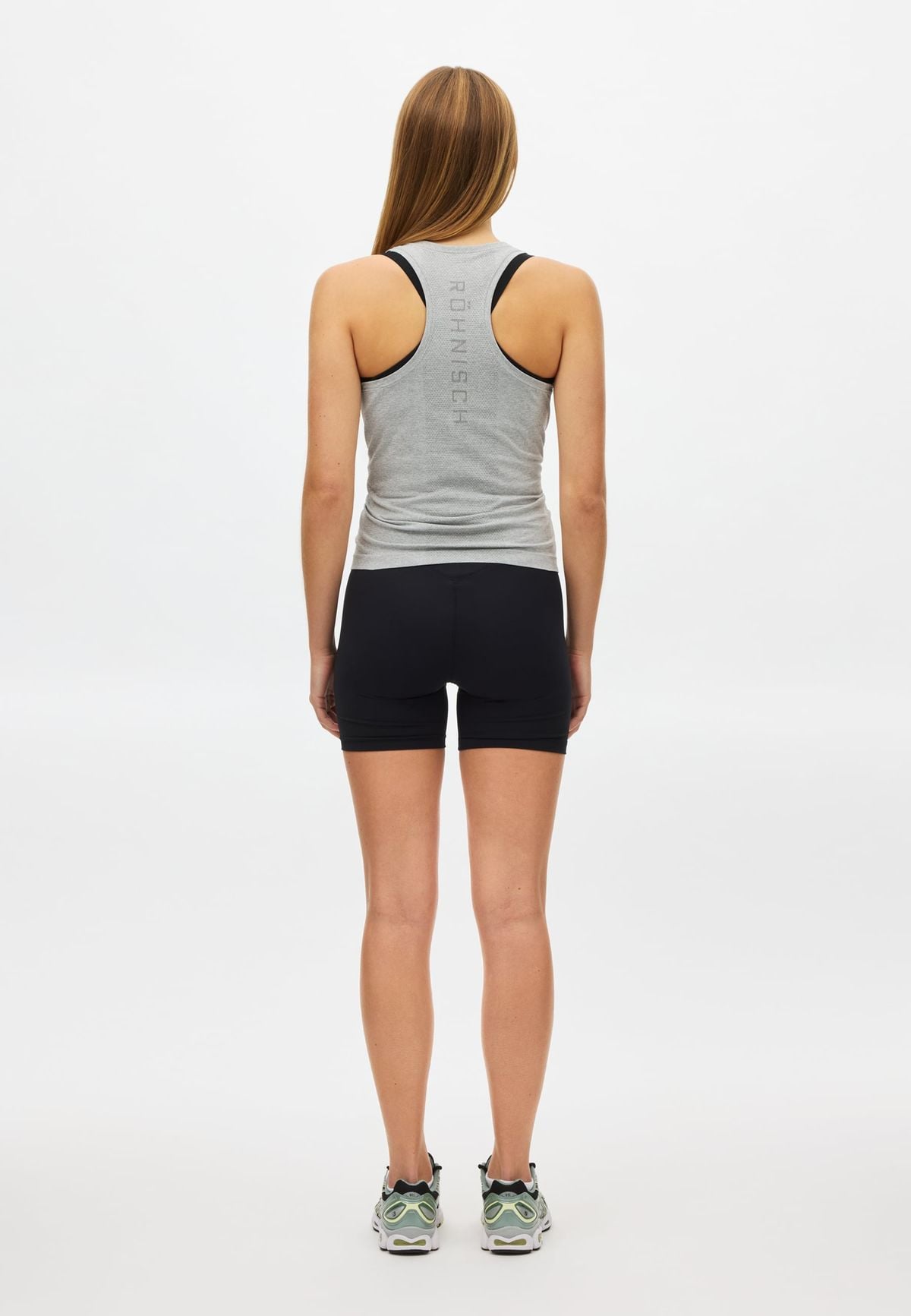 Seamless Flex Tank, Grey Melange