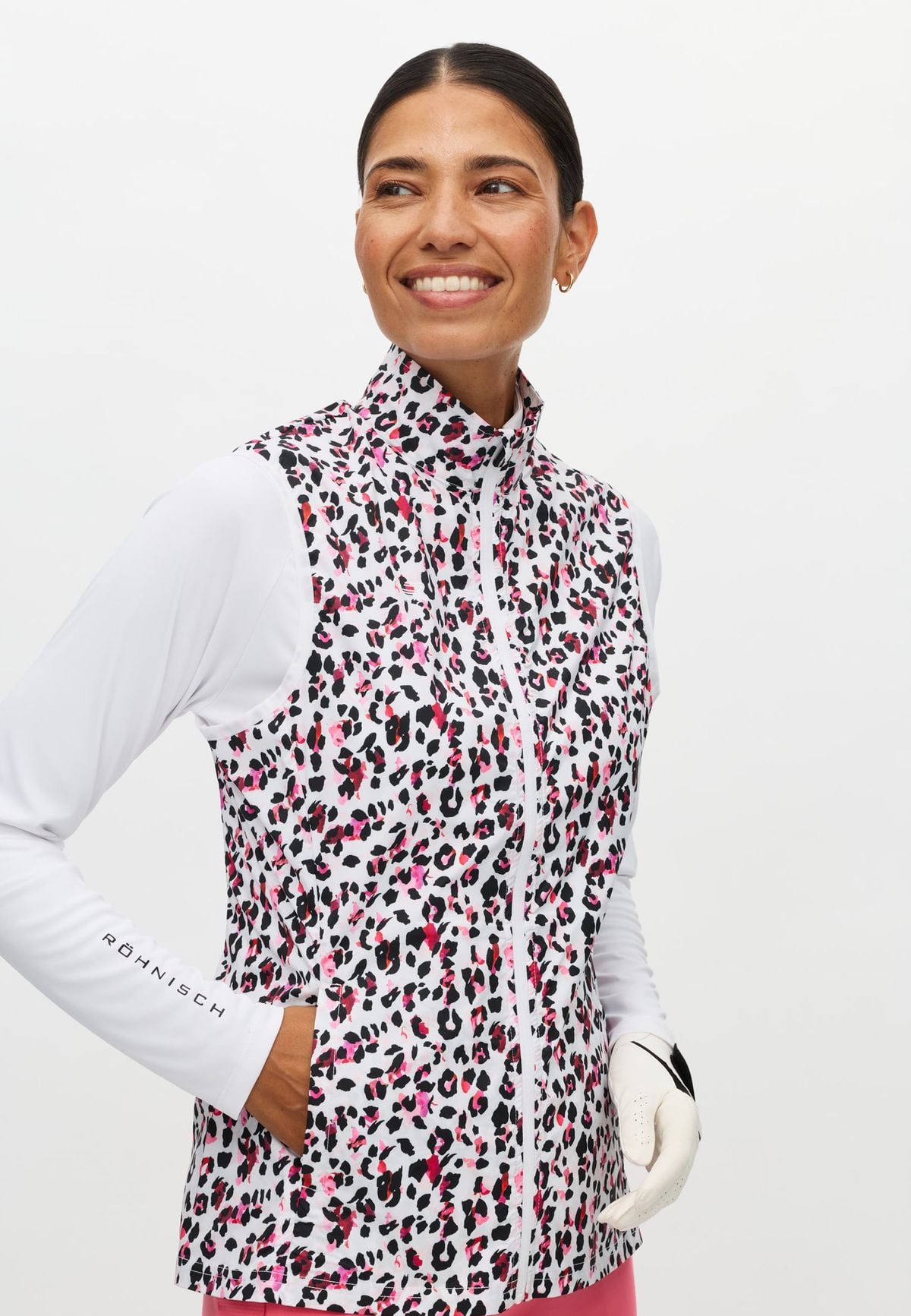 Packable Ultralight Vest, Leo Pink/Beet