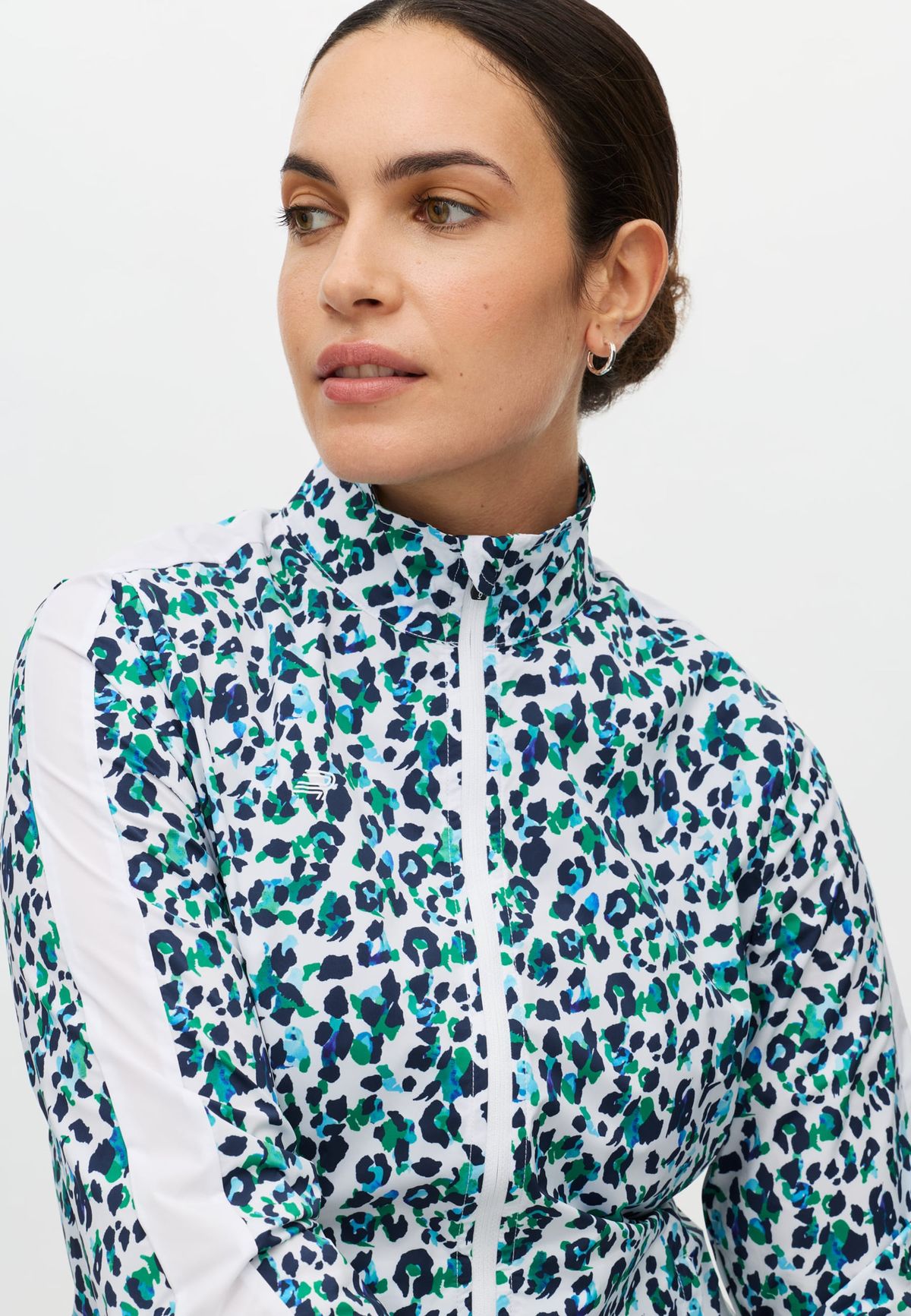 Packable Ultralight Jacket, Leo Blue/Green