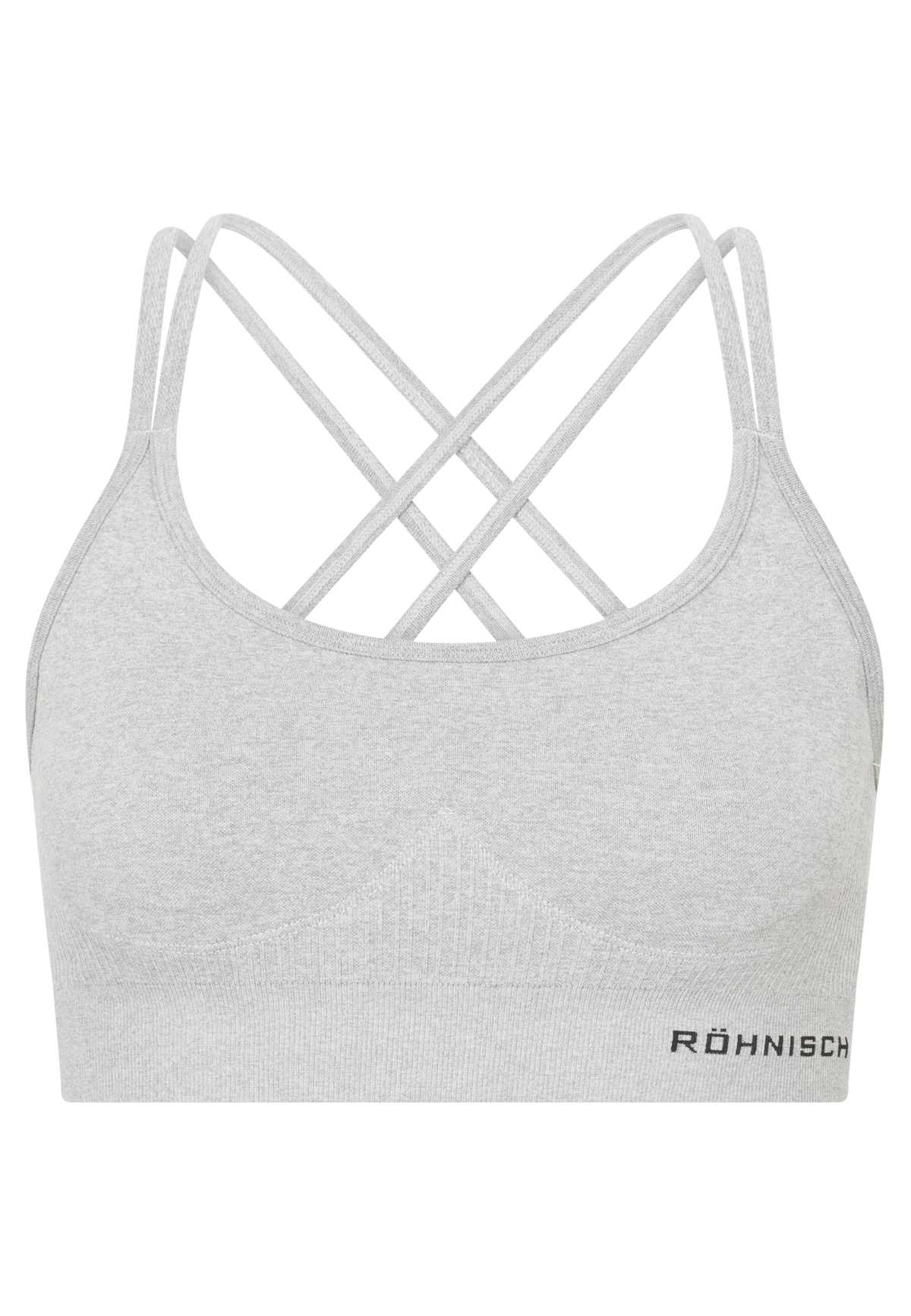 Seamless Flex Sportsbra, Grey Melange