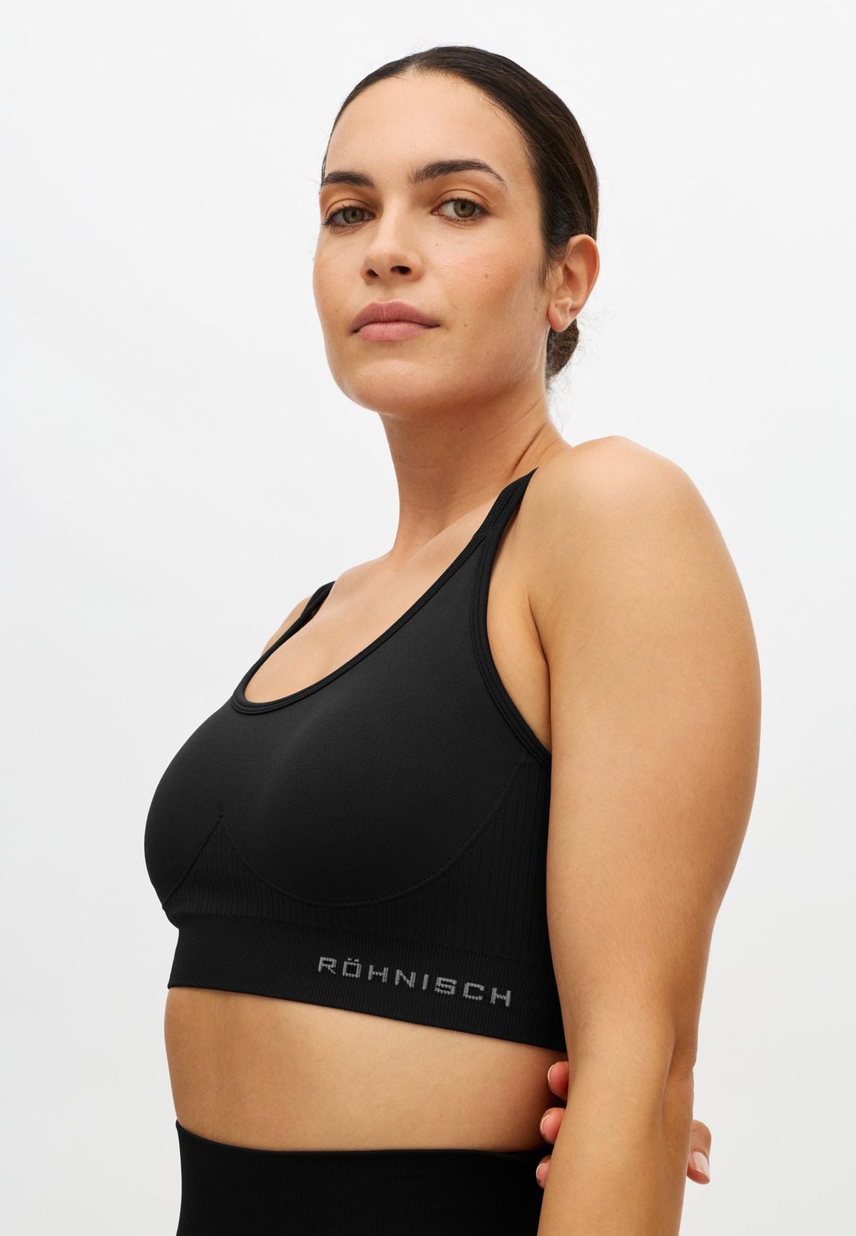 Seamless Flex Sportsbra, Black