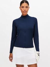 Nicky Full Zip top - jacquard midlayer women - Röhnisch | Röhnisch