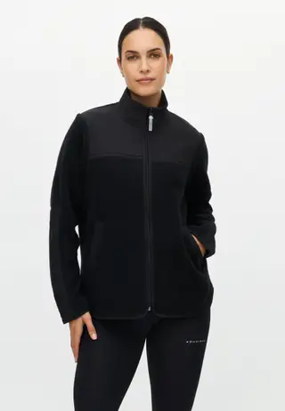 Phoebe Pile Jacket, Black