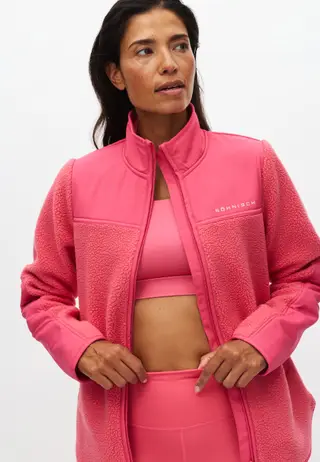 Phoebe Pile Jacket, Fruit Dove