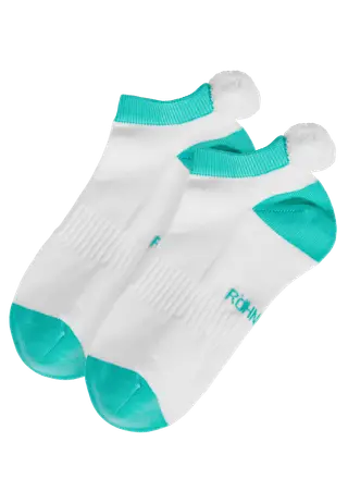 2-pack Functional Pompom Socks, Ice Green