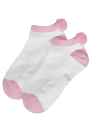 2-pack Functional Pompom Socks, Orchid Pink