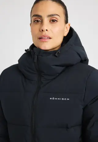 Short Puffer Jacket, Black