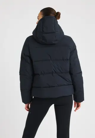Short Puffer Jacket, Black