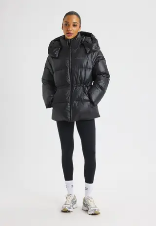 Saf Short Parka, Black