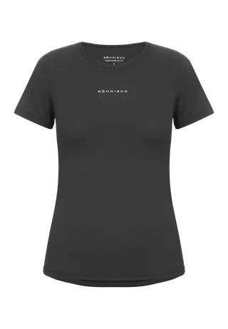 Jacquard Short Sleeve Top, Black