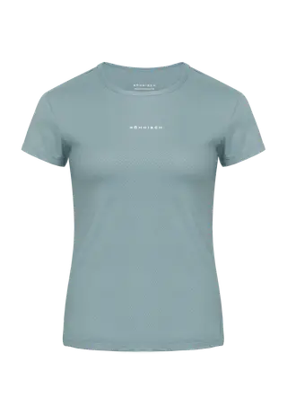 Jacquard Short Sleeve Top, Stormy Sea