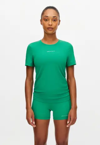 Jacquard Short Sleeve Top, Jolly Green