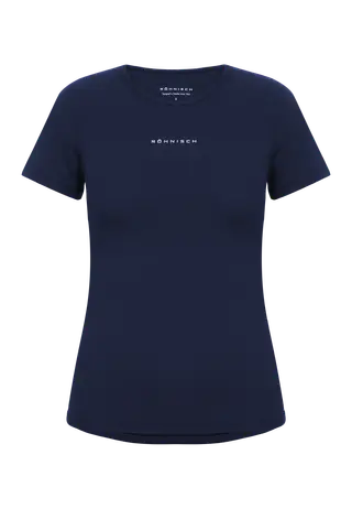 Jacquard Short Sleeve Top, Indigo