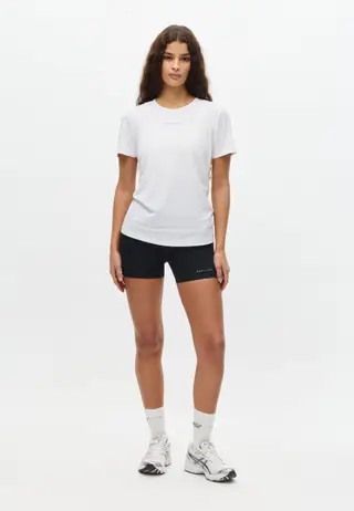 Jacquard Short Sleeve Top, White