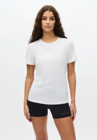 Jacquard Short Sleeve Top, White