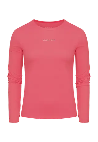 Jacquard Long Sleeve Top, Fruit Dove