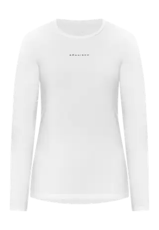 Jacquard Long Sleeve Top, White