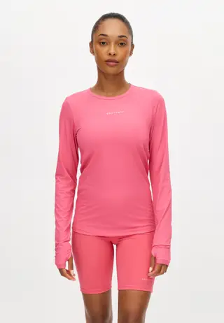Jacquard Long Sleeve Top, Fruit Dove