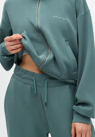 Scuba Soft Wide Pants, Stormy Sea