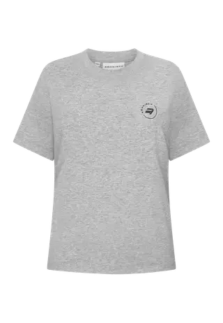 Rohnisch Cotton Tee, Grey Melange