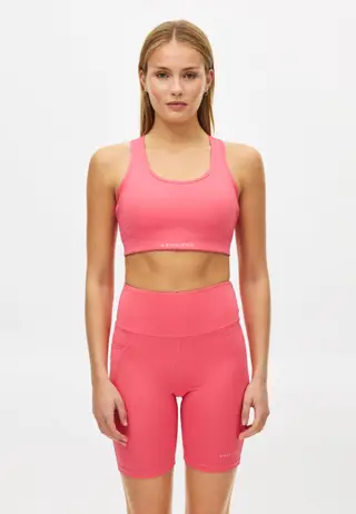 Flattering Mesh Sportsbra, Fruit Dove