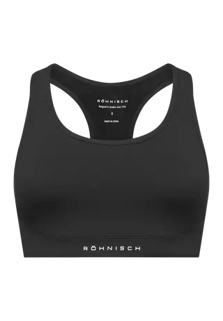 Flattering Mesh Sportsbra, Black