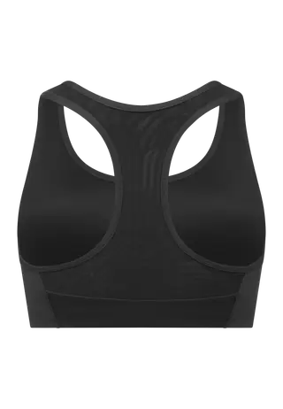 Flattering Mesh Sportsbra, Black
