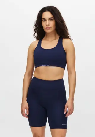 Flattering Mesh Sportsbra, Indigo