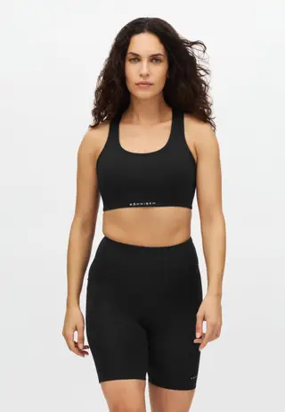 Flattering Mesh Sportsbra, Black