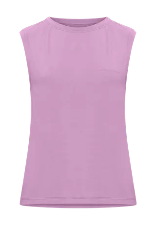 Clara Cropped Tank, Smoky Grape