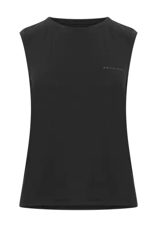 Clara Cropped Tank, Black