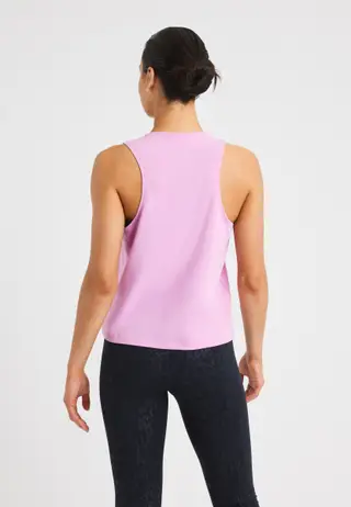 Clara Cropped Tank, Smoky Grape