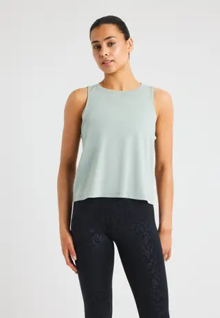 Clara Cropped Tank, Belgian Block