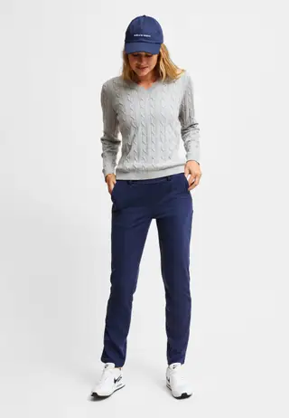 Thermal Stretch Pull on Pants, Navy