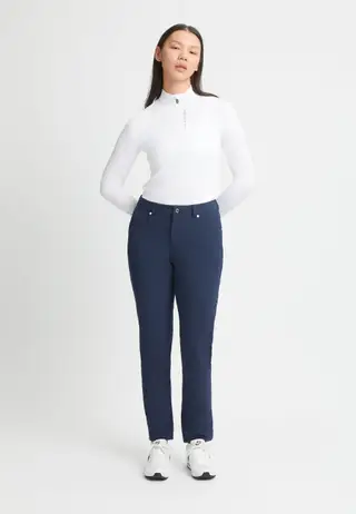 Chie Brushed Pant 32, Navy