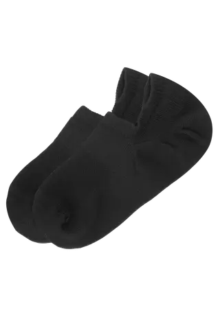 2-pack Functional No-Show Socks, Black