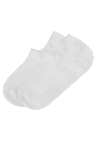 2-pack Functional No-Show Socks, White