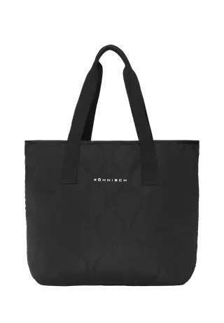 Quilted Everyday Tote, Black