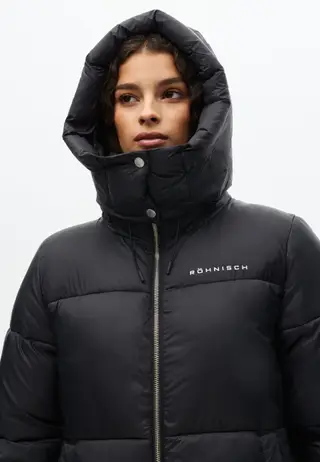 City Padded Coat, Black