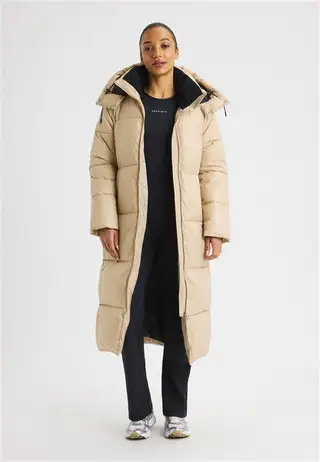 City Padded Coat, Hummus