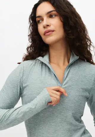 Midlayer Half Zip, Stormy Sea