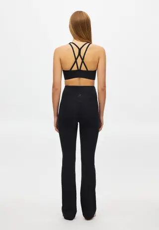 Legacy Flare High Waist Tights, Black