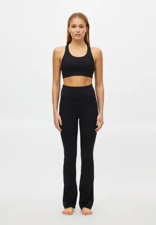 Legacy Flare High Waist Tights, Black
